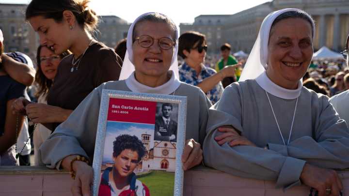 Pope Leo canonizes first millennial saint