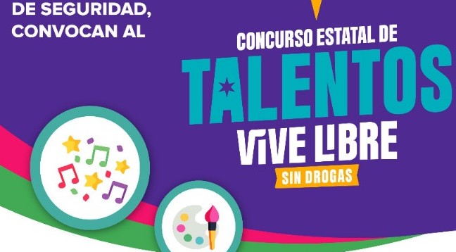 Concurso 'Vive Libre sin Drogas' busca fortalecer talentos y prevenir adicciones