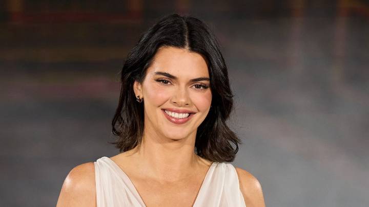 Kendall Jenner Closed L’Oréal’s Runway Show In A White Dress That Was Sheer Perfection (And Of Course Kris Posted About It)