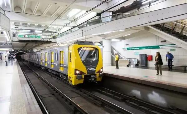 Mapa del subte D de Buenos Aires: estaciones y recorrido de la línea