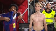 "¡En el fondo no se dan camisetas!": el vídeo que muestra cómo fue el camino a vestuarios del Barça en Vallecas