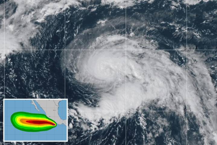 Hurricane Gabrielle forms in Atlantic as Tropical Storm Narda emerges off Pacific coast