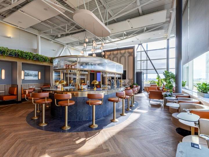 New Montreal airport lounge steeped in city’s tastes and ambience