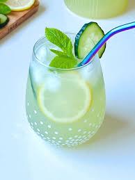 Jugo de Pepino, Menta y Limón