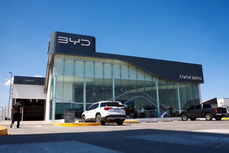 Analysis-BYD and Tesla set to lose most from Mexico's proposed tariffs on China