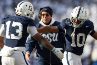 Penn State-Oregon Six for Saturday: Pressuring the QBs, James Franklin goes for 105, more