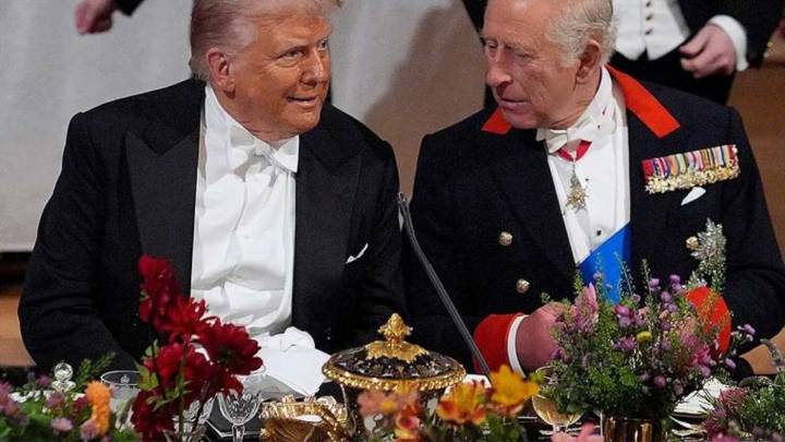 Tras ser recibido por el rey Carlos III, Trump dijo: "Putin me ha fallado"