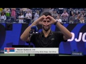 Novak Djokovic puts up a heart on TV for his daughter for her birthday ❤️
