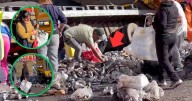 ¡Se llevaron costales llenos! Rapiña tras volcadura de camión con latas de cerveza en Ecatepec