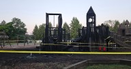Minor faces criminal charge after playground torched in Southwest Michigan