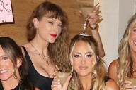 Taylor Swift Continues This Tradition with Martini Glass During Brittany Mahomes' Birthday Party