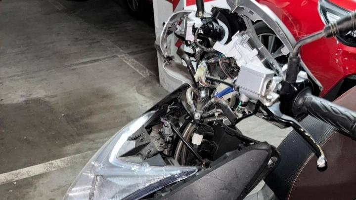 Un jabalí provoca un accidente al cruzarse con una moto en Cerrado Calderón