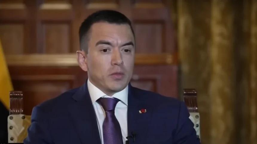 Daniel Noboa firmó decreto para acabar con «Estatuto Migratorio» entre Ecuador y Venezuela