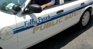 Man arrested after shooting at Folly Beach police officer