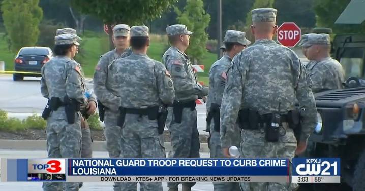 Louisiana's governor asks for National Guard deployment to New Orleans and other cities