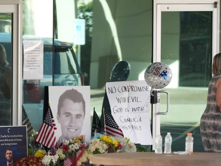Trump blames rhetoric from the left for political violence after Charlie Kirk murder