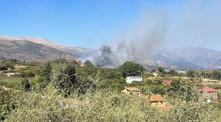 Elevan a nivel 1 de peligrosidad el incendio de Cuacos de Yuste (Cáceres)