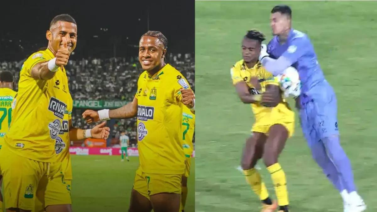 Video | Arquero del Tolima, con el balón en las manos, cometió uno de los penaltis más irreales de la Liga Betplay: Bucaramanga ganó y es líder