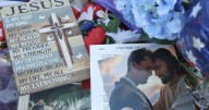 The evangelical Christian faith on display at Kirk's memorial shaped his politics