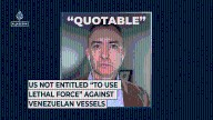 US not entitled “to use lethal force” against Venezuelan vessels