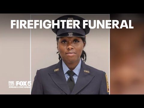 Funeral for firefighter who fell to her death at her graduation party