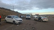 Choque en la Polonia dejó una mujer lesionada