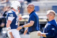 James Franklin explains Penn State’s offensive struggles in short fields vs. Nevada: ‘Sloppy football’
