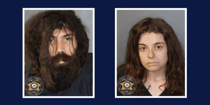 2 arrested, 4 children found sleeping in van during burglary in Pueblo County