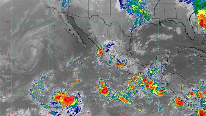Se Pueden Juntar Dos Ciclones en el Pacífico: Aviso por Posible Formación de Octave y Priscilla