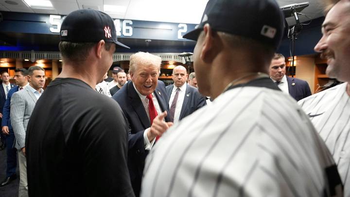Trump arrives at Yankee Stadium ahead of 9/11 game