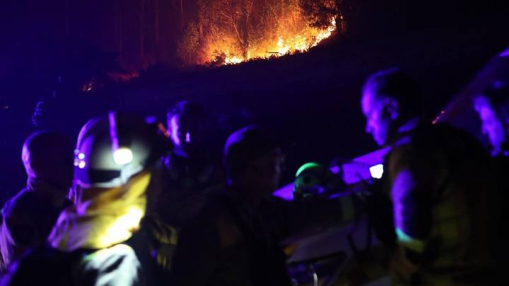 Dos brigadistas gallegos reciben el alta y otros cuatro permanecen graves