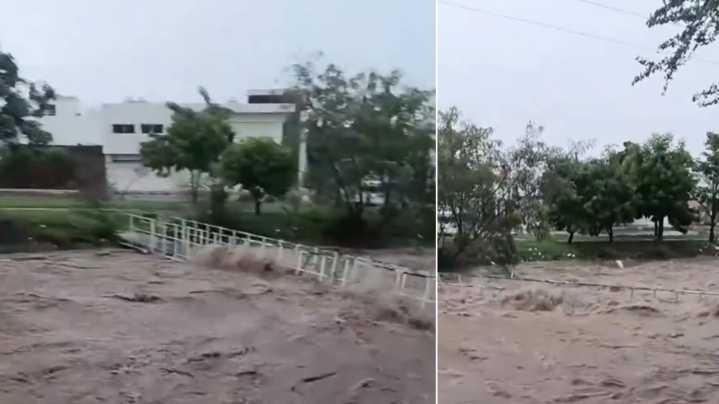 Inundaciones en Culiacán: Corriente de Agua Derrumba Puente Peatonal Escolar