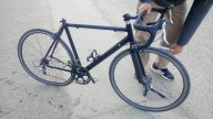 Choque entre camioneta y bicicleta en Chepes terminó sin heridos