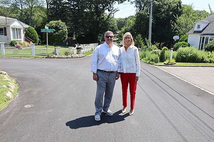 Losquadro and Bonner Announce Completion of 33-Road Sound Beach Paving Project