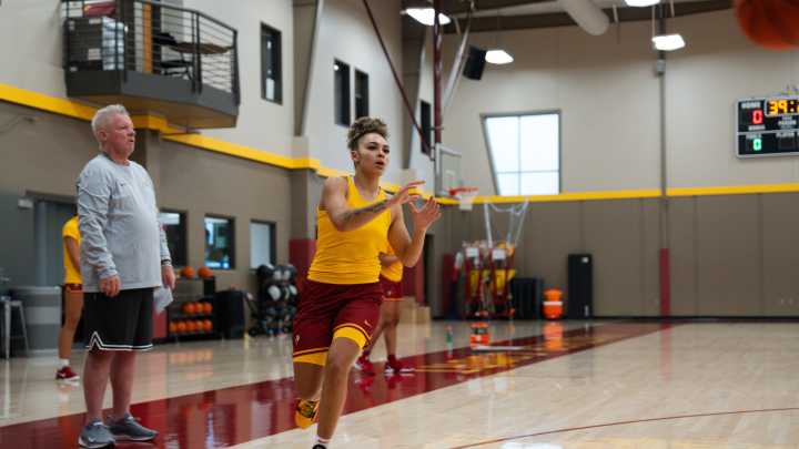 See photos of Iowa State women's basketball player Jada Williams