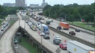 Lane closure on I-10 eastbound near City Park Lake backing up traffic to Grosse Tete