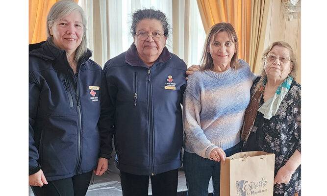 Valiosa donación de especies y elementos  ortopédicos aportó vecina a Cruz Roja