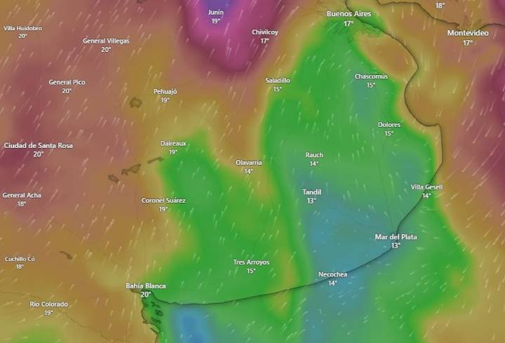 En vivo. Pronóstico del tiempo: alerta por ciclogénesis, lluvias y cambio de temperaturas hoy