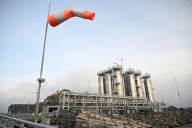 The Northern Lights Carbon Capture and Storage facilities in Bergen, Norway, The project is hoping to show how carbon can be stores safely offshore under the seabed.