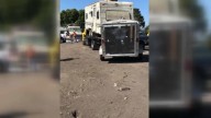 Residentes frustrados ante desalojo en el Columbus Park en San José