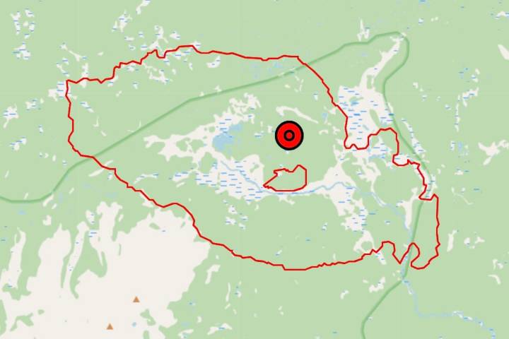 Itcha Lake wildfire 200 km west of Quesnel explodes to 17,000 hectares