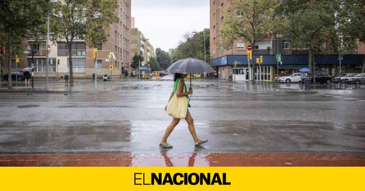 Activada la alerta del plan INUNCAT ante las lluvias intensas previstas para este lunes