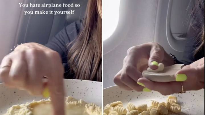 ‘How is this allowed?’ people fume after watching a woman go viral for the bizarre thing she did on a flight