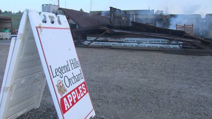 'A tragic event': Family rebuilding after fire destroys Ohio orchard