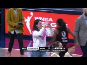 Caitlin Clark calls timeout for the Lynx after Fever's 10