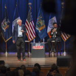 Sanders and Mamdani energize supporters at town hall as NYC mayor’s race enters final stretch
