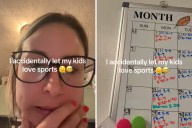 Mom 'Accidentally' Let Her Kids Get Into Sports, Then Sees Fall Schedule