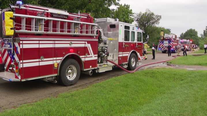 Woman hospitalized, dog rescued from Edmond house fire
