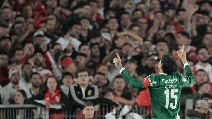River, dormido en el Monumental: Gustavo Gómez puso el 1-0 de Palmeiras a los 5 minutos