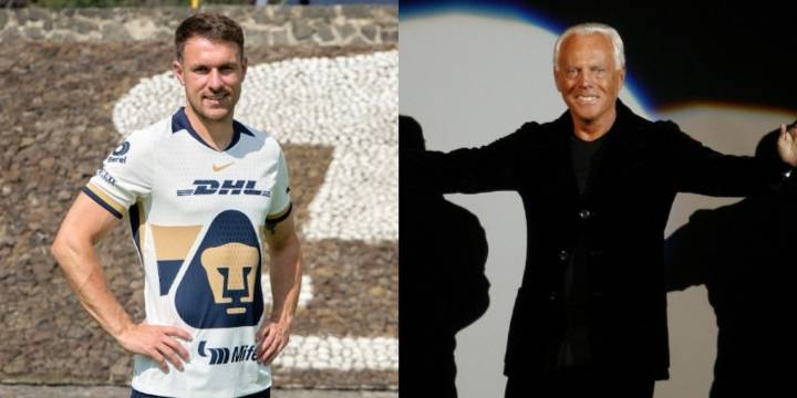Muerte de Giorgio Armani revive ‘maldición de Aaron Ramsey’: estos famosos han fallecido tras un gol del jugador de Pumas